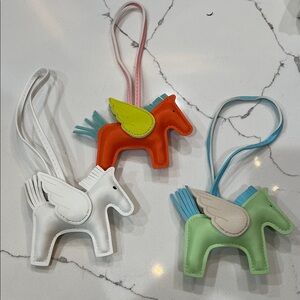 Colorful Winged Horse Bag Charms
